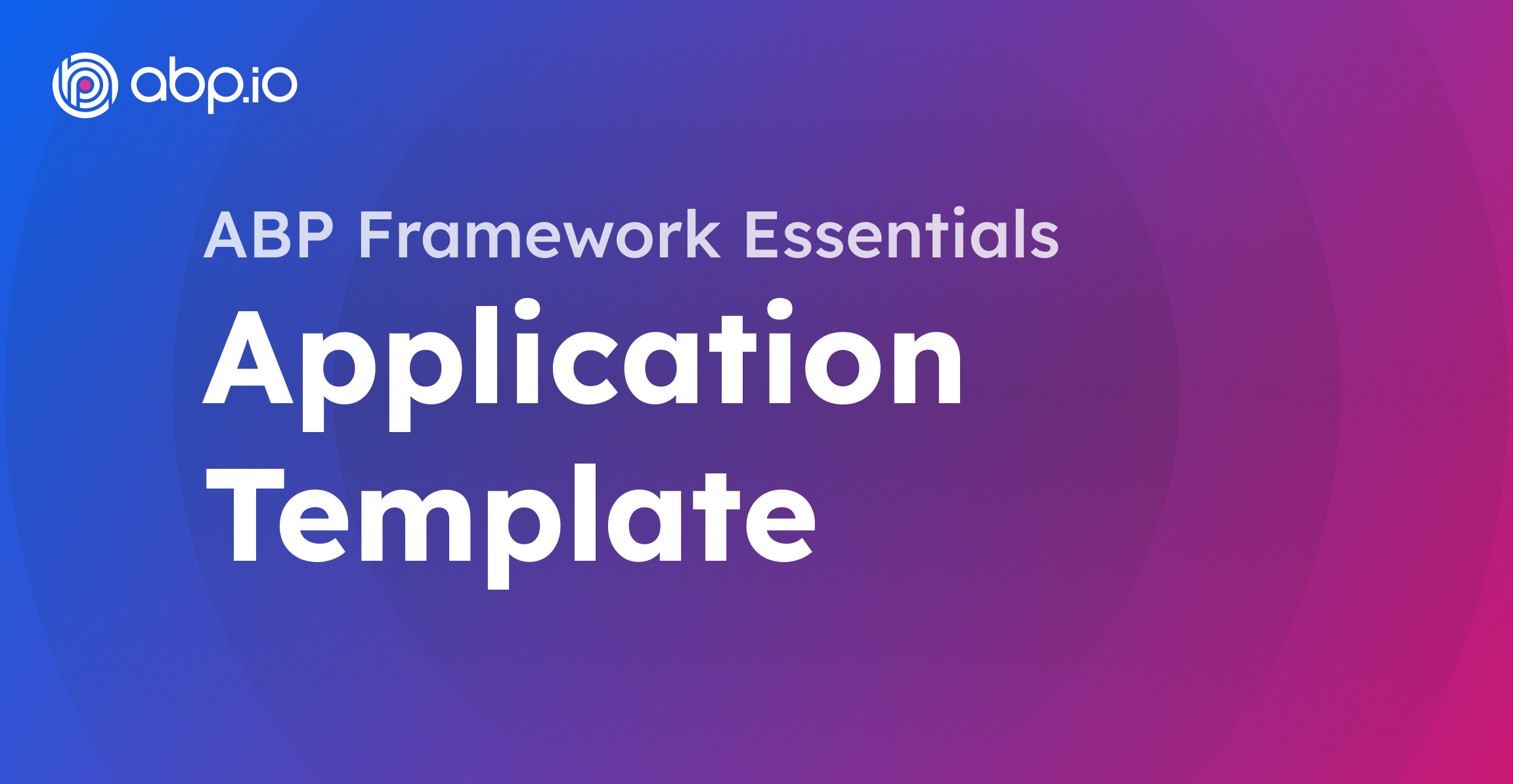 Startup Templates: App Template