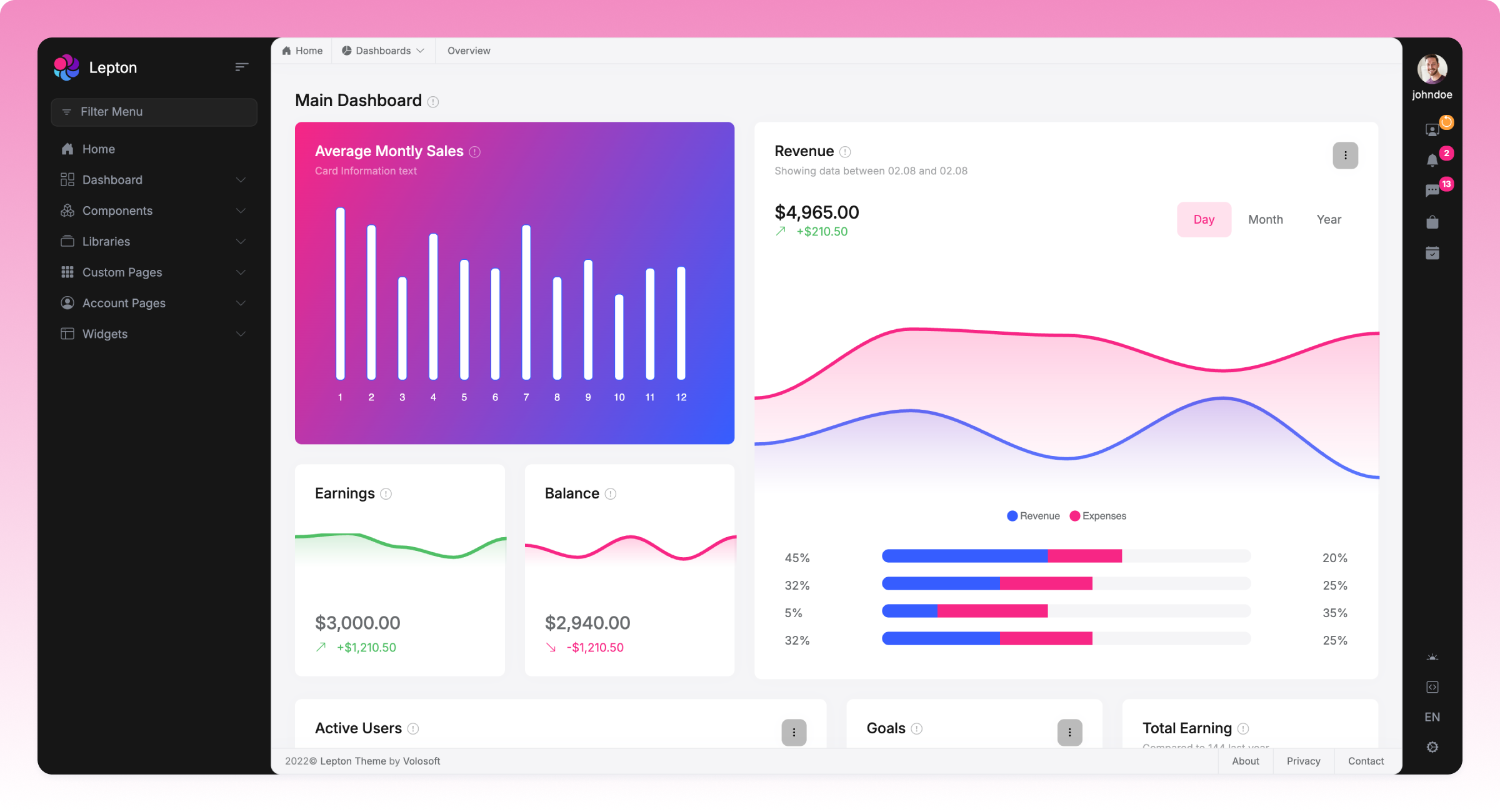 Lepton X Lite semi-dark style option