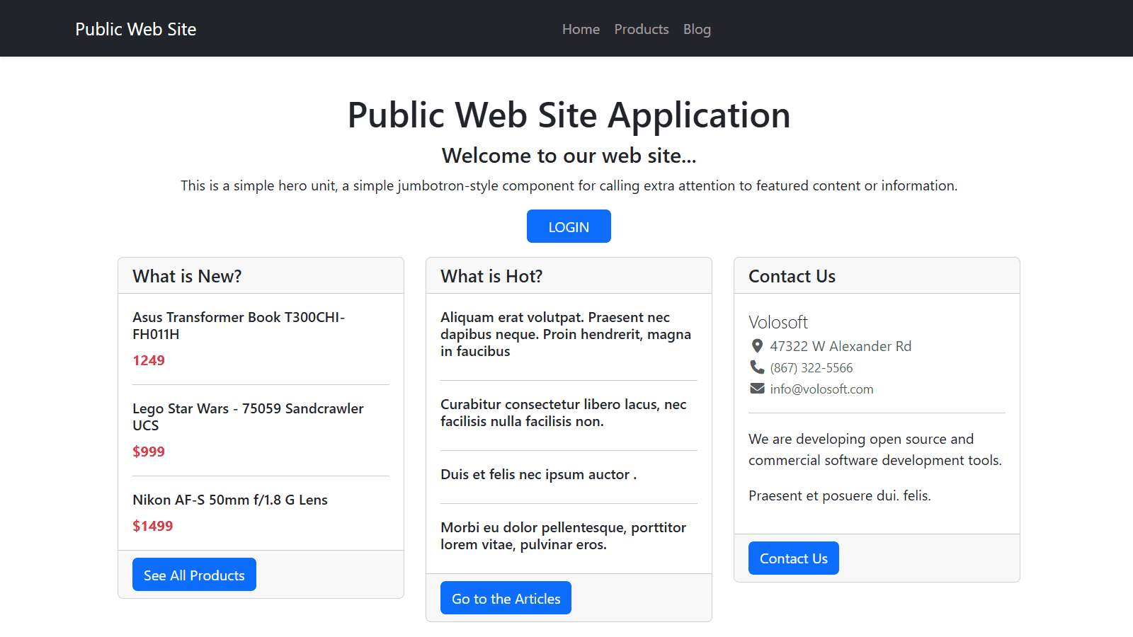 MicroserviceDemo screenshot 1