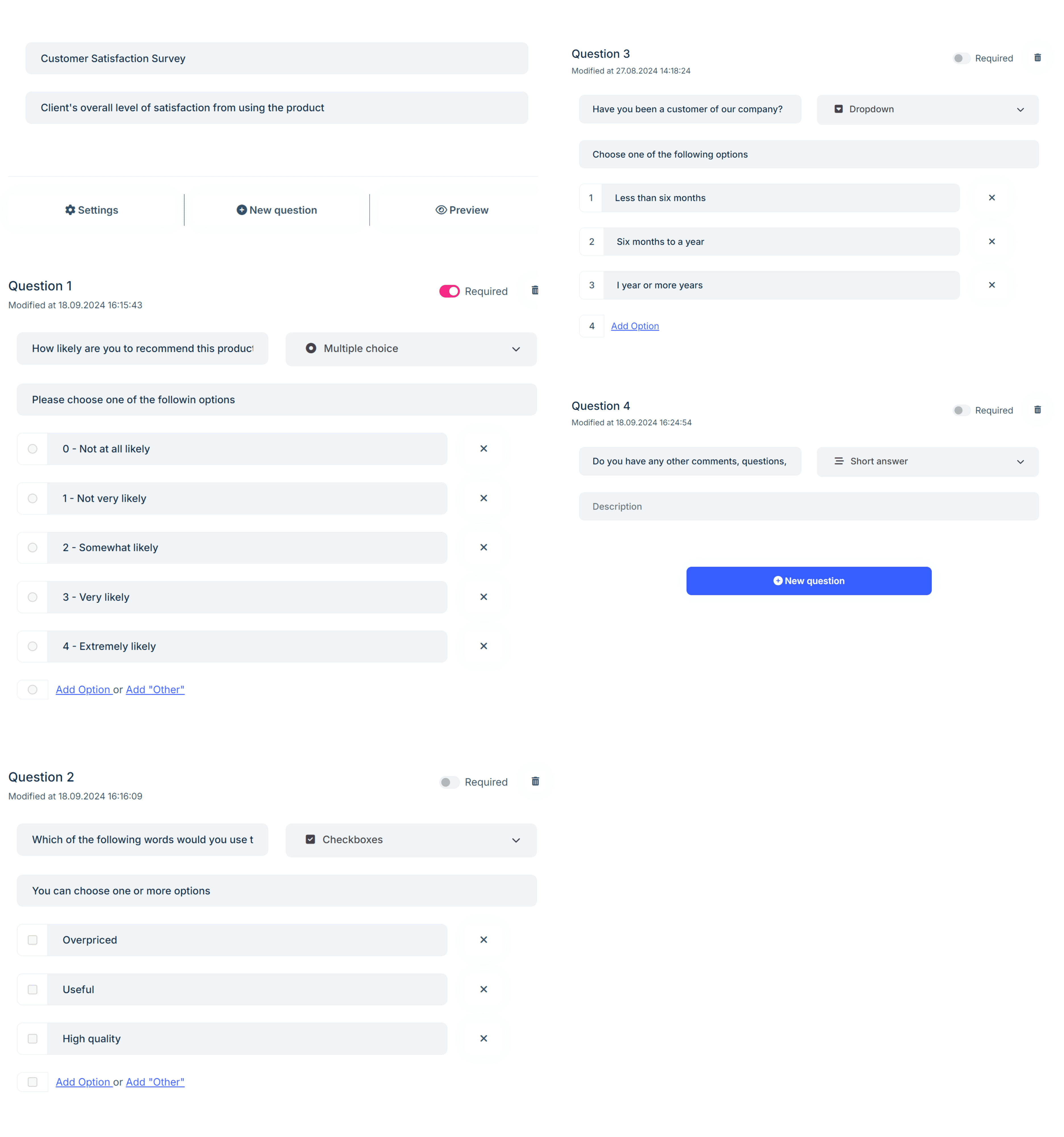 Preview your form