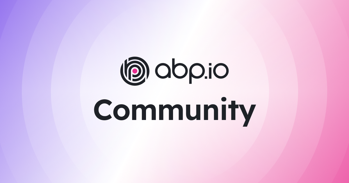 Monolithic Code ABP Community | ABP.IO