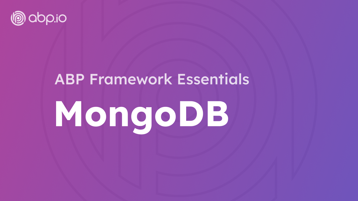 ABP Framework MongoDb